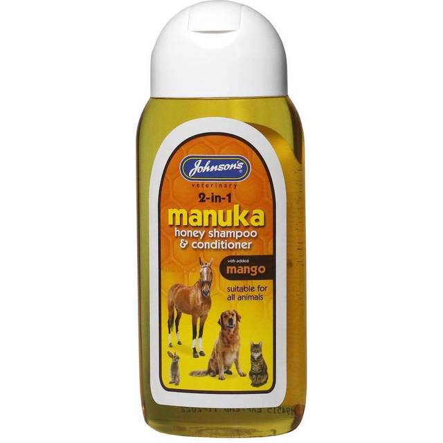 Johnson's Manuka Honey 2 in 1 Shampoo for Cat, Dog & All Animals 200ml