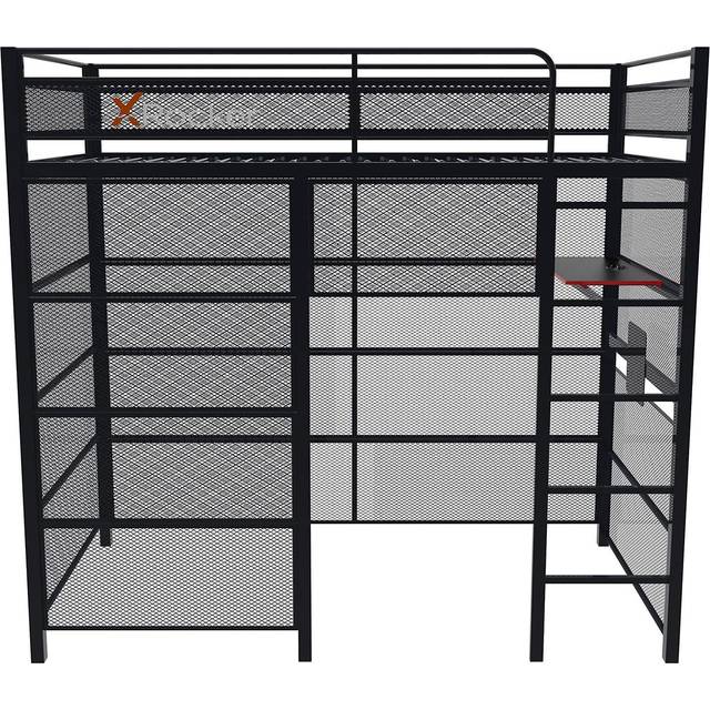 X Rocker HQ High Sleeper Gaming Bed With Desk