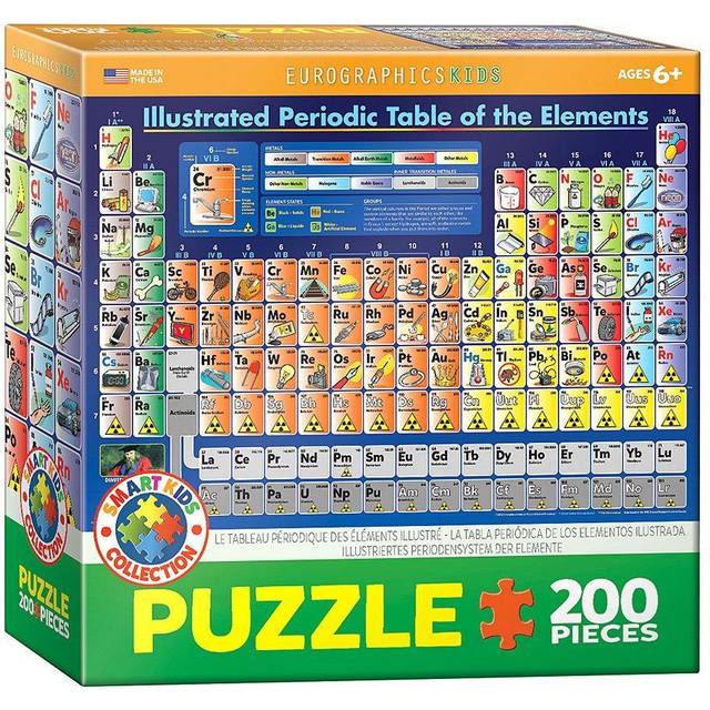 EuroGraphics Periodic Table Illustrated Jigsaw Puzzle (200-Piece)