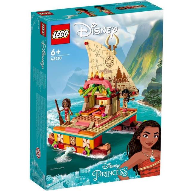 LEGO Disney Moana’s Wayfinding Boat 43210 Building Toy Set (321 Pieces)