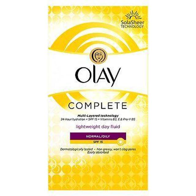 Olay Complete Care Spf 15 Day Cream Lightweight Lotion for Normal & Oily Skin