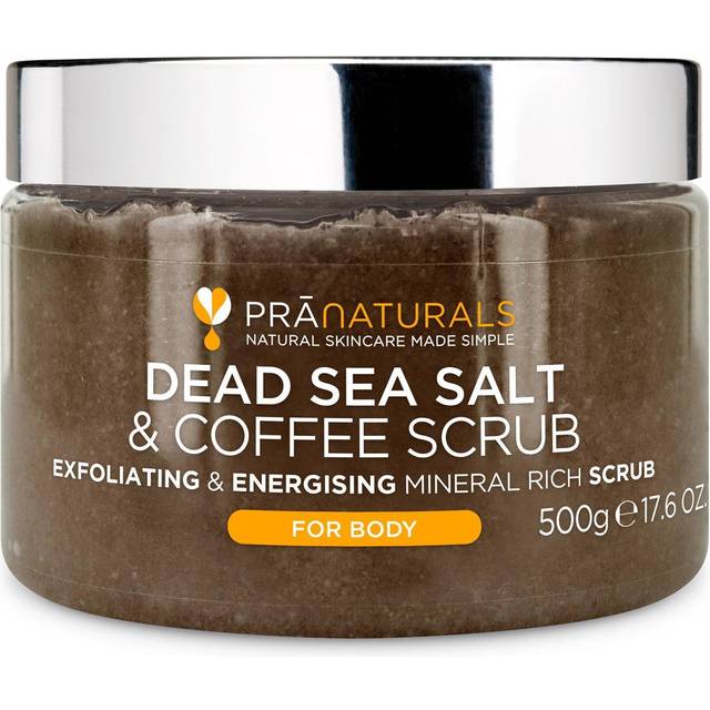 PraNaturals Dead Sea Salt Body Scrub 500g - Coffee