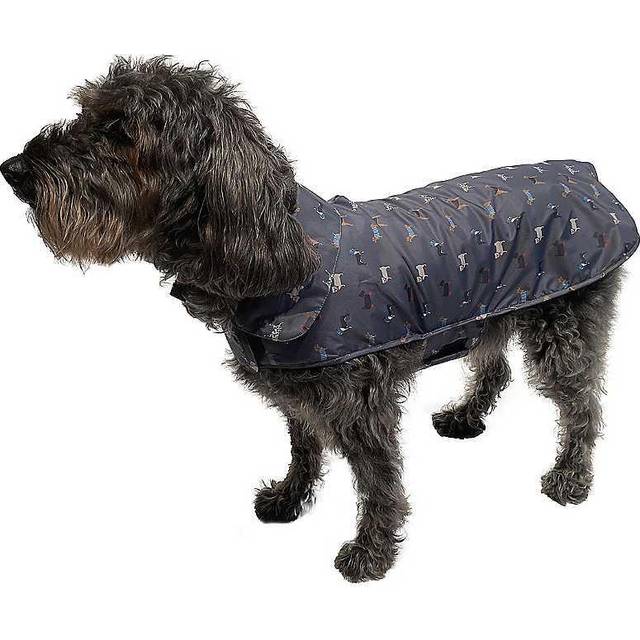 Fatface marching dogs raincoat dog coat - showerproof dog coat apparel all sizes