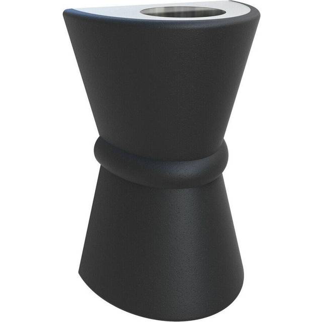 Outdoor IP44 Twin Wall Light Sconce Up & Down Light Black LED E27 60W