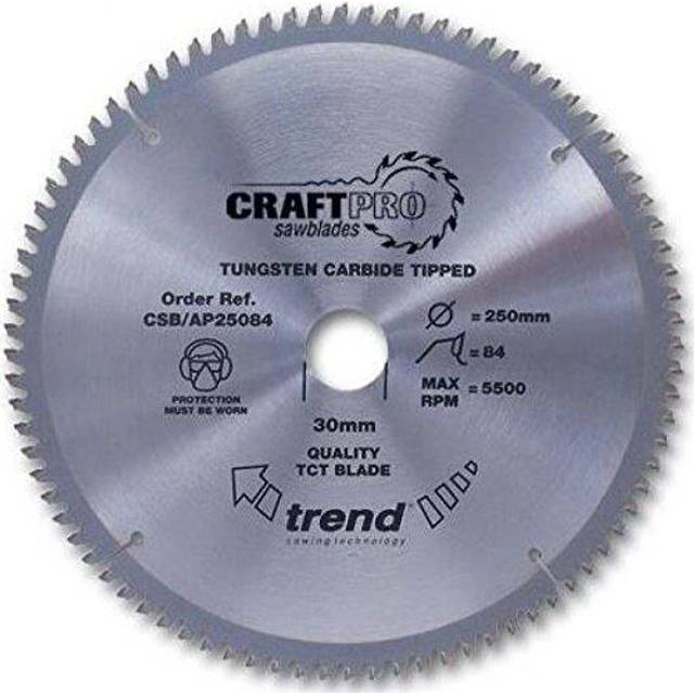 Trend CSB/AP18458A Craft Saw Blade Aluminium & Plastic 184mm x 58T x 30 Bore