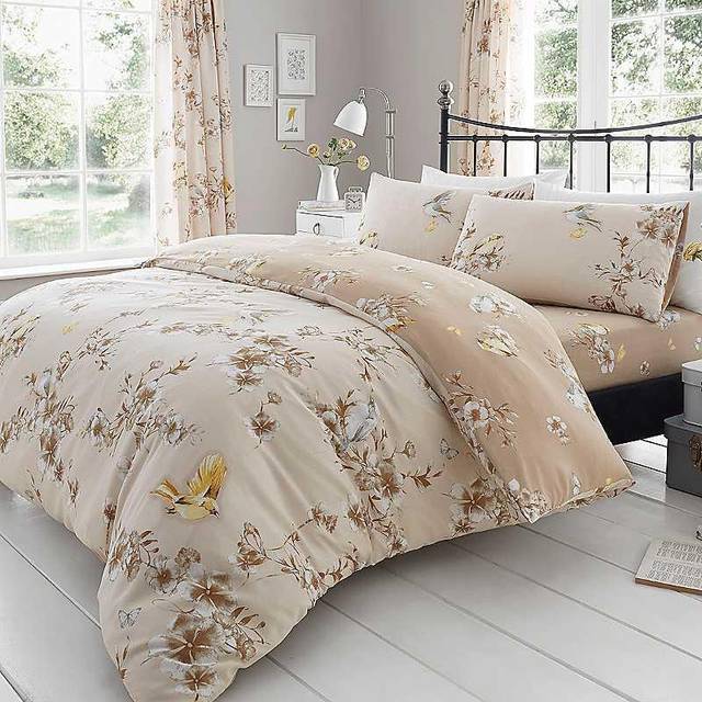 Birdie Blossom Printed Duvet Cover Set Assorted