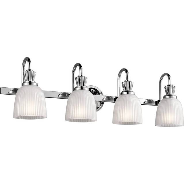 Kichler KL/CORA4 BATH Cora 4 Light Bathroom Wall Light Polished Chrome