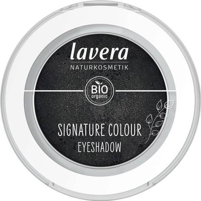 lavera Signature Colour Eyeshadow – Black Obsidian 03 – svart – ekologisk mandelolja & E-vitamin – vegansk – matt – intensiv färgbehandling (1 styck), 1,7 gram