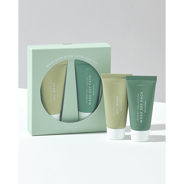 AXIS-Y Mask Now Glow Later Duo Set