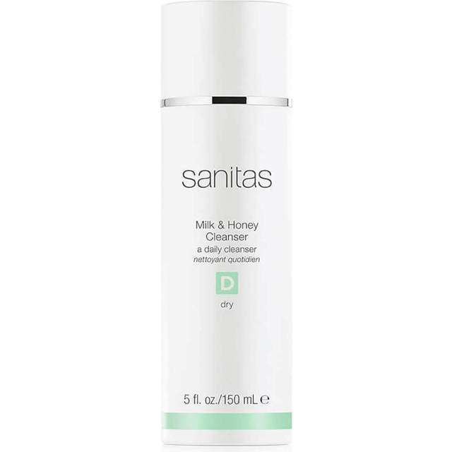 Sanitas Skincare Milk & Honey Cleanser  Rich  Restorative Cleanser  Cleanser for Dry Skin  5 Ounces