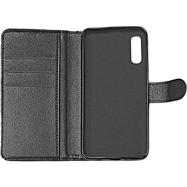 Samsung Galaxy A50 Läder Plånboksfodral Flip Stand - Svart