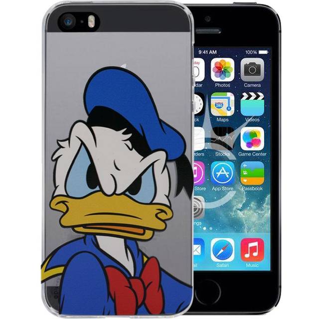 Kalle Anka #3 iPhone SE / 5 / 5S skydd - Transparent