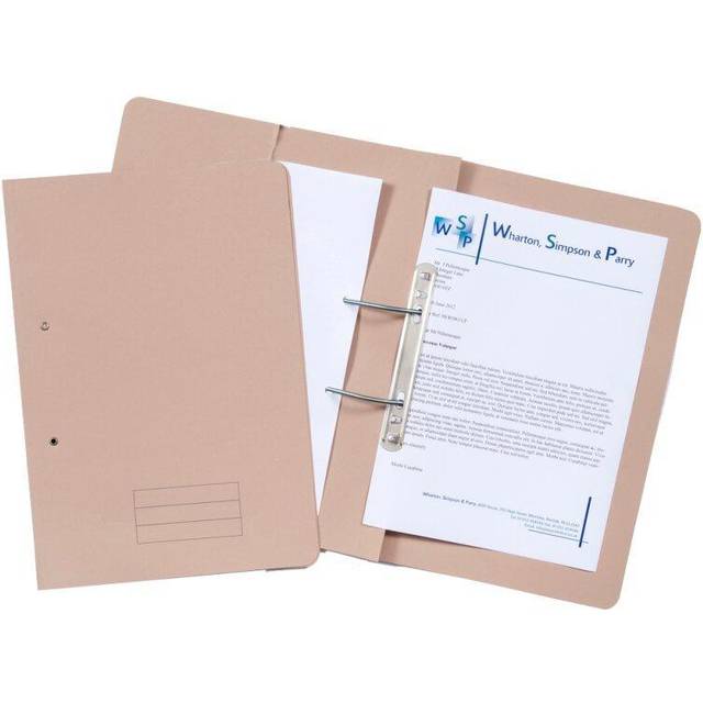 Valuex Exacompta Transfer File Manilla Foolscap Buff 285gsm (Pack 25) TFM-BUFZ