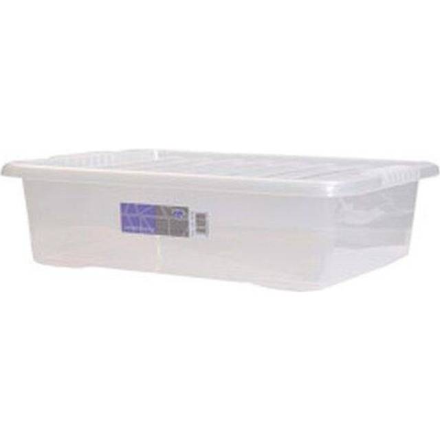 TML Underbed Box 28L - Black | Transparent