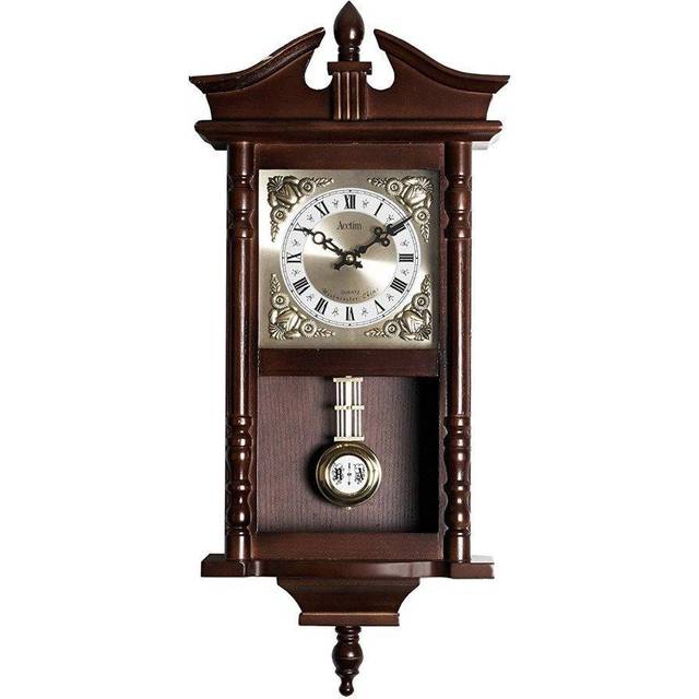 Acctim Westbury RC Dark Wood Clock