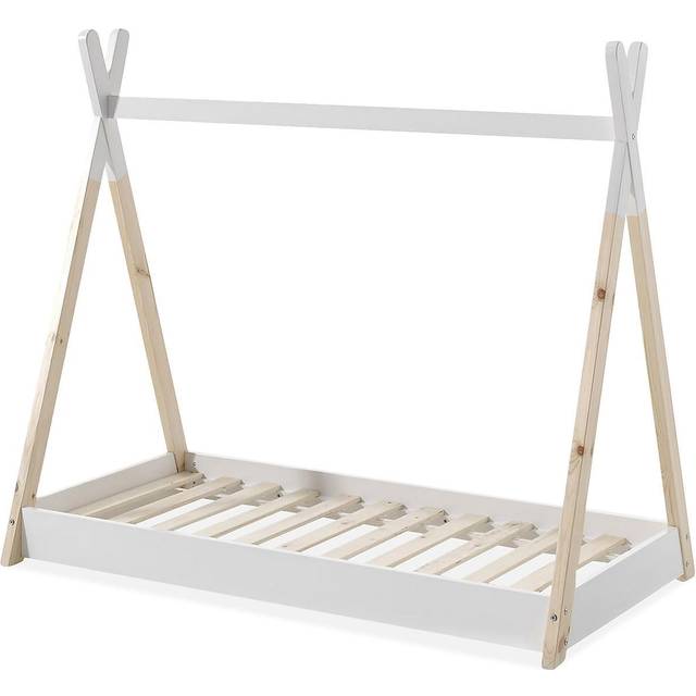 Vipack Tältsäng - Tipisäng - 70x140 Cm - Vit