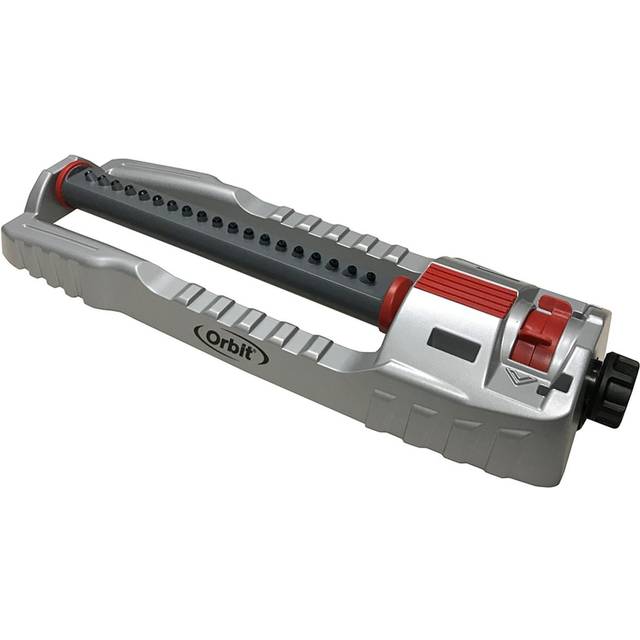 Orbit 56281 Oscillating Water Sprinkler for Lawn and Garden with Metal Base and Custom Pattern Dial (Waters up to 4 000 Square Feet)