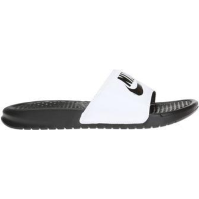 Nike benassi jdi slides – white & black effortless comfort, everyday style