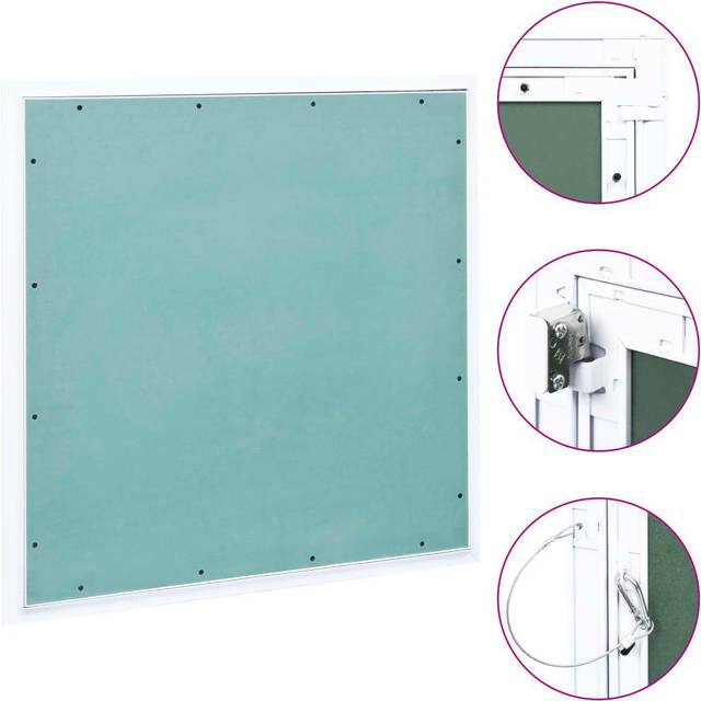 vidaXL Access Panel With Aluminium Frame And Plasterboard 600X600mm