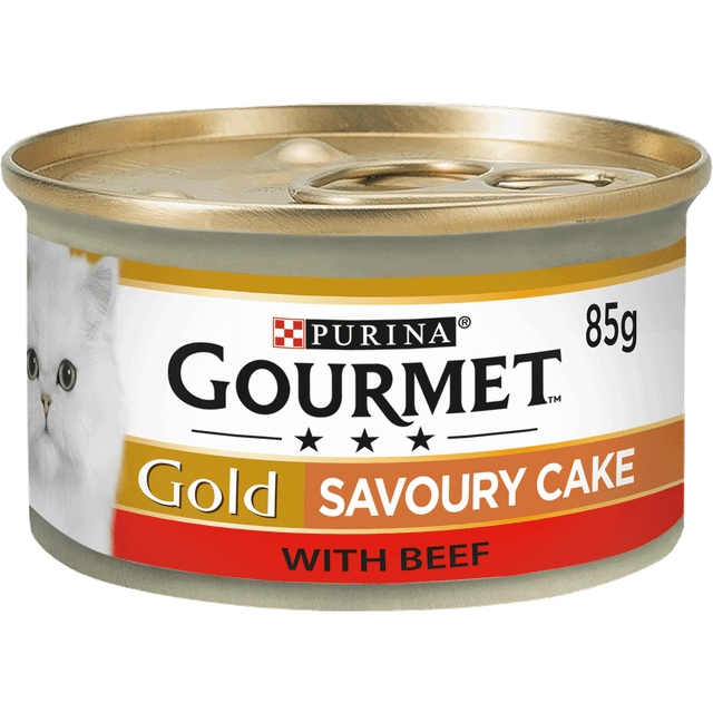Purina Gourmet Gold Chunks Gravy Beef - Cans 85 g