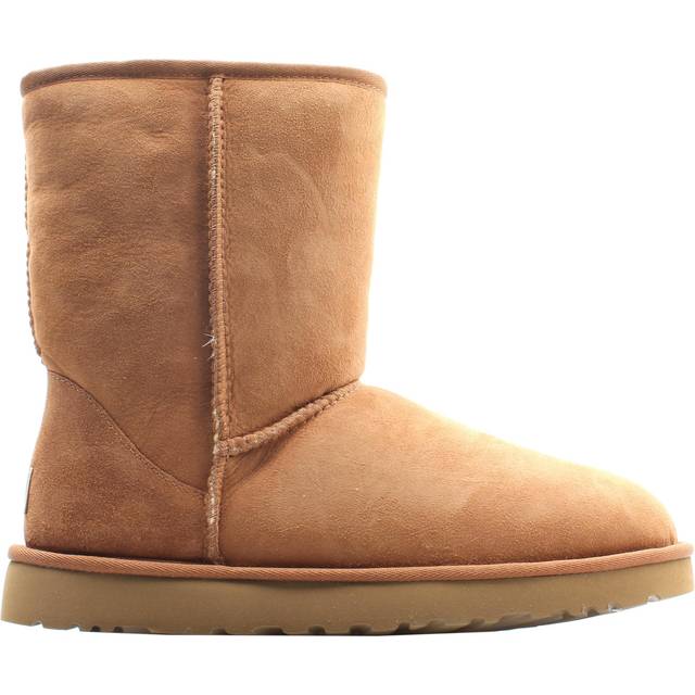 Ugg Ugg Classic Short Suede Sheepskin Leather Men's Boots - Chestnut - UK 8