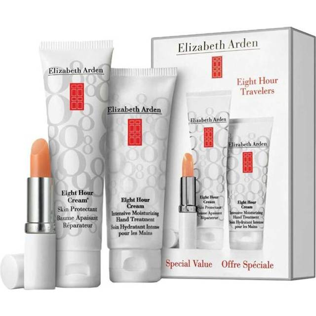 Elizabeth Arden Eight Hour Cream Gift Set 50ml Cream + 75ml Hand Treatment + 3.7g Protecting Lipstick SPF 15