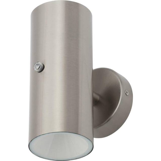 Forum Melo 10W LED Up/Down Wall Light with PIR 4000K - Stainless Steel - ZN-34555-SST