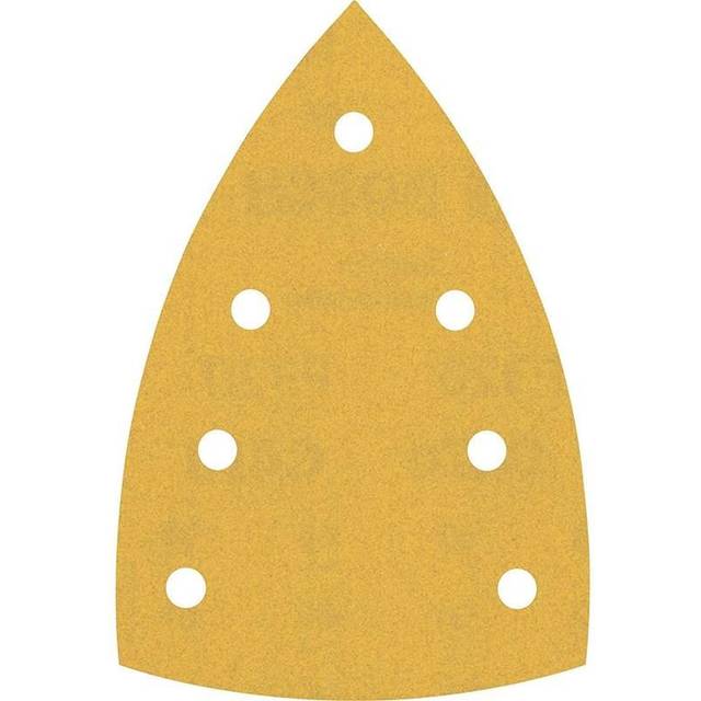 Bosch Expert C470 Hook and Loop Large Delta Sanding Sheets for Paint and Wood 100mm x 150mm 320g Pack of 10