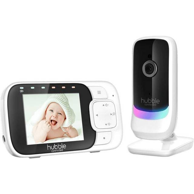 Hubble Connected Nursery View Glow Wi-Fi Black, White