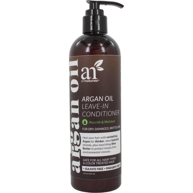 artnaturals, Organic Argan Oil Leave-In Conditioner, Therapeutic Formula, 12 fl oz (354.9 ml)