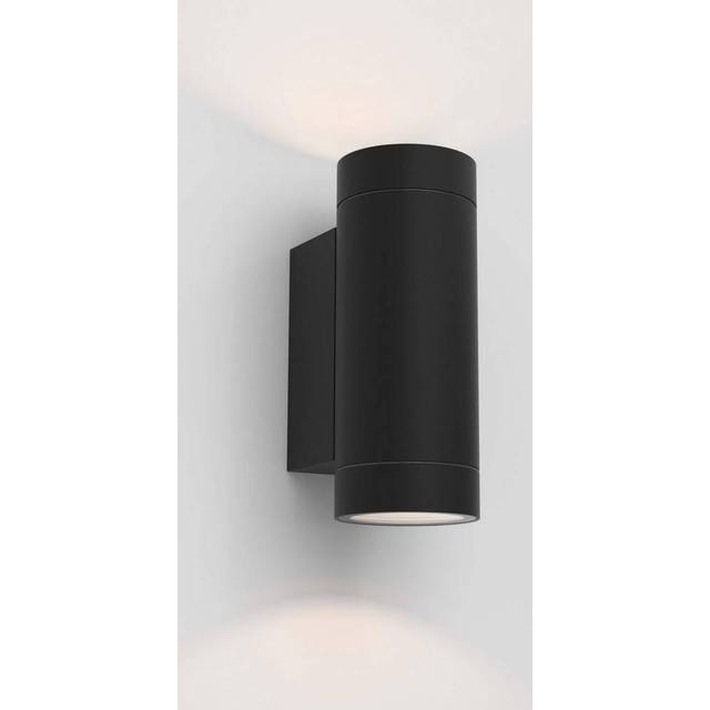 Astro Dartmouth Twin GU10 Textured Black Wall Light
