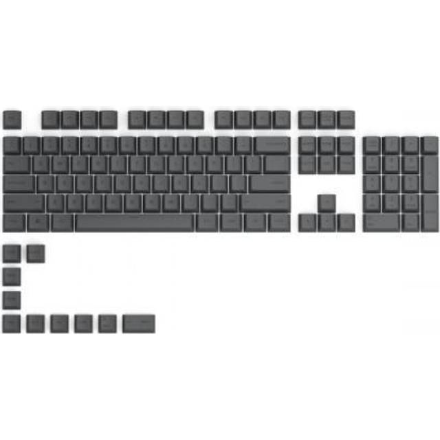Glorious GPBT Keycaps - 114 PBT Caps, ANSI, US Layout, Svart