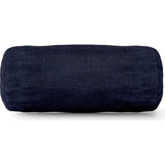 Villa Navy Round Bolster Pillow 18.5x8