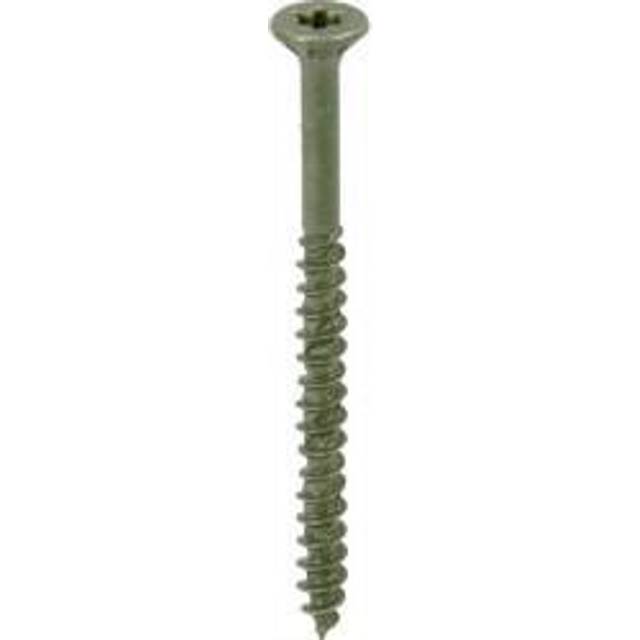 Forgefix forgefast torx compatible decking screws csk green 5.0x100 t25 tub 300