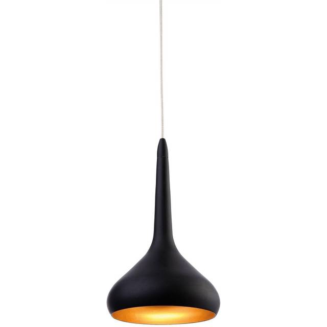 Firstlight Bar Modern Style LED 10.5cm Pendant Light 8W Warm White Black and Gold Inner