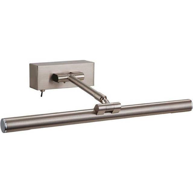 Firstlight Traditional LED 395mm Picture/Mirror Light 8W with On/Off Switch in Brushed Steel