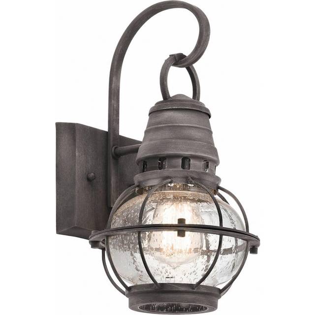 Kichler KL/BRIDGEPOINT/S Bridge Point Small Wall Lantern Weathered Zin