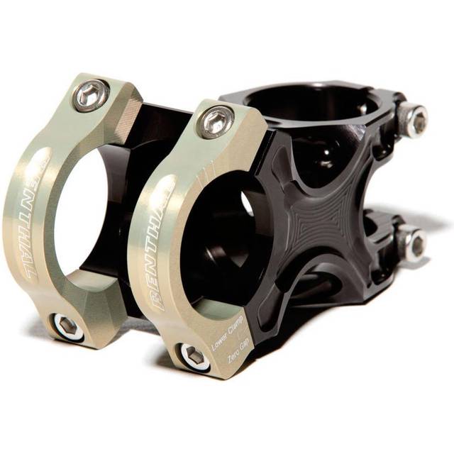 Renthal Stem - Apex Stems Black/Gold 60mm Size: 60mm, Colour: Black/Go