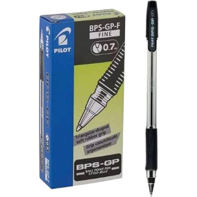 Pilot BPS-GP Ballpoint Pen Fine Black (12 Pack) BPS-GP01