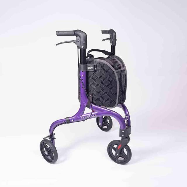 Nrs Healthcare Freestyle 3 Wheel Rollator - Purple, Purple