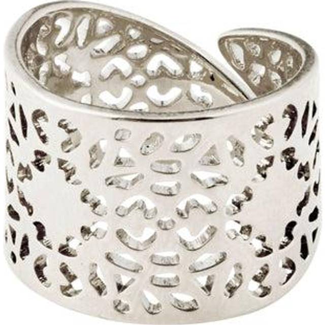 Pilgrim Carol Wide Filigree Ring Silver-plated (1 ct)