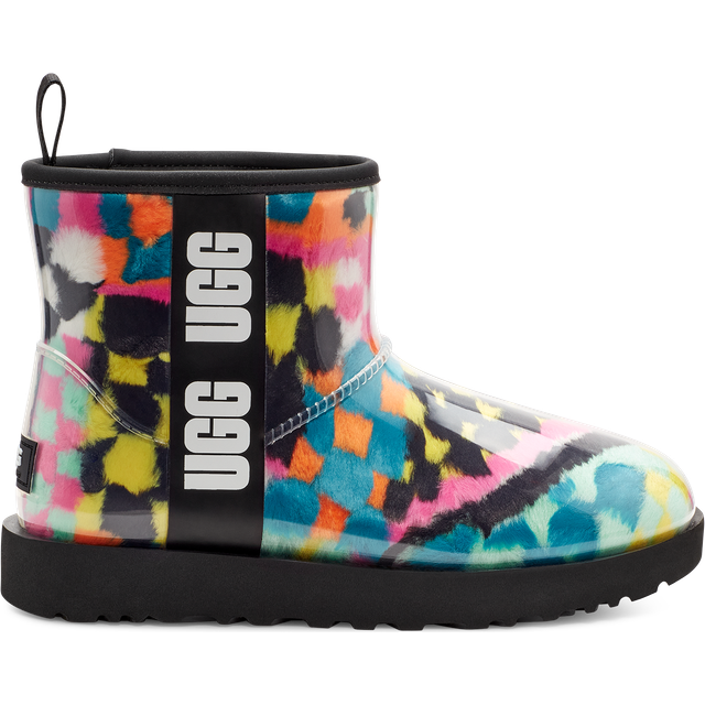 (WMNS) UGG Classic Clear Mini Boot Checks 'Black Multi' 1135530-BLKM - Black Multi Colour - 6