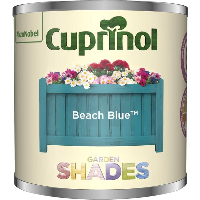 Cuprinol Garden Shades Matt Wood Treatment - Beach Blue - 125ml