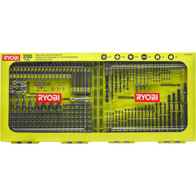 RAKDD200 Drilling + Driving Kit (200 Piece)