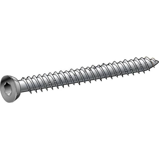 Betongskruv ECS-C Försänkt Huvud FZB C1 7,5x72mm 100st Essve