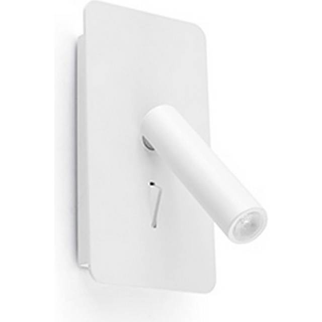 Faro SUAU Wall Lamp With USB Matt White
