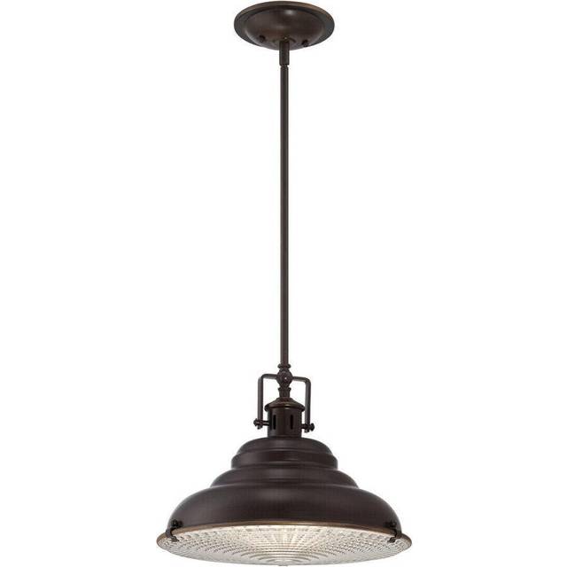 1 Bulb Ceiling Pendant Light Fitting Palladian Bronze LED E27 60W Bulb