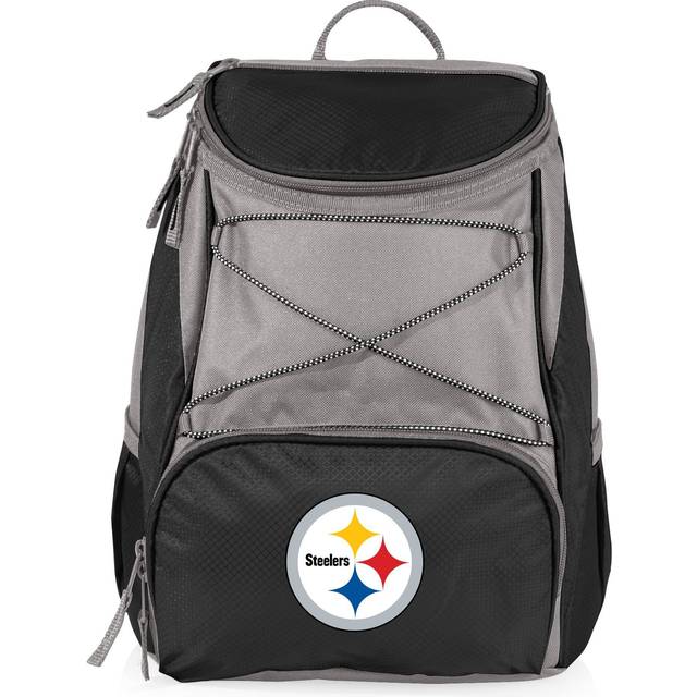 PICNIC TIME Black Pittsburgh Steelers PTX Backpack Cooler