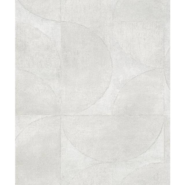 Galerie Perfecto 2 Rustic Circle Off White Wallpaper - Galerie Wallpaper - 0.01 x 53 x 1000cm