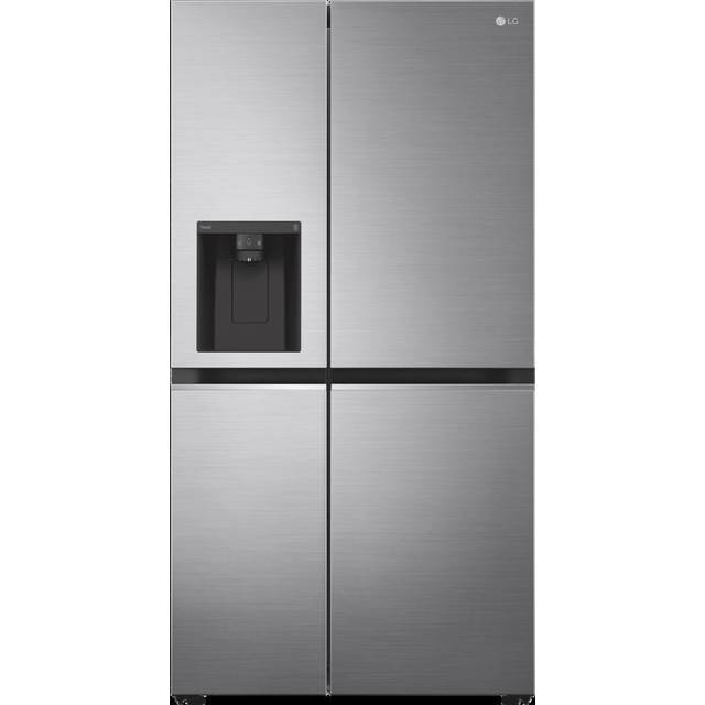 Lg GSLV71PZTF 91.3cm Frost Free American Style Fridge Freezer - Shiny Steel